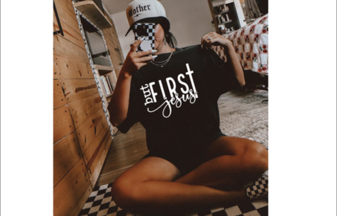 But first JESUS (2022) - Prayerfully Made Tees